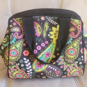 Colorful Paisley Insulated Lunch Bag